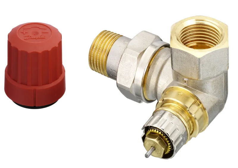 Danfoss Ventilgehäuse RA-N 15 R 1/2 mit Voreinstellung, Winkel links