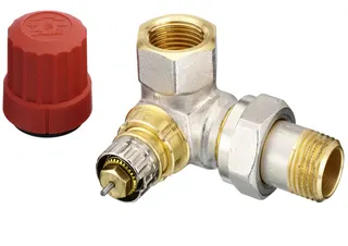 Danfoss Ventilgehäuse RA-N 15 R 1/2 mit Voreinstellung, Winkel rechts