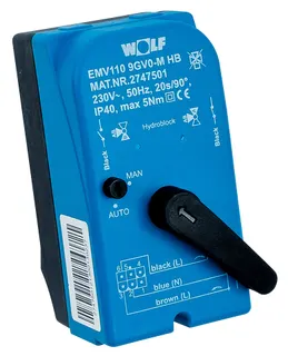 Wolf Motor Steck Auf/Zu EMV110 HB (230VAC)