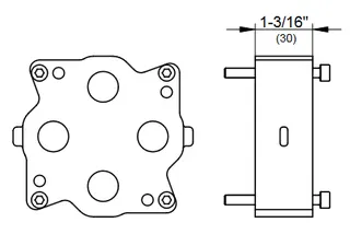 Keuco Verlängerungs-Set, für Flexx-Box 59970 – Bild 2