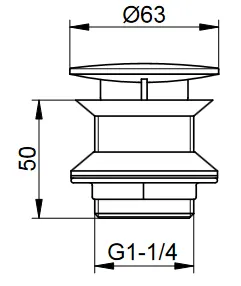 KEUCO Schaftventil Armaturenzubeh. 59904, mit Haube, chrom, W.Nr.59904010000 – Bild 2