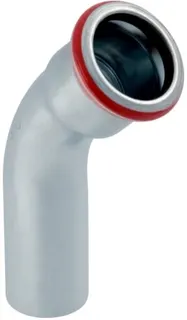 Geberit Bogen MAPRESS C-Stahl, 45 Grad, mit Einschubende 28mm