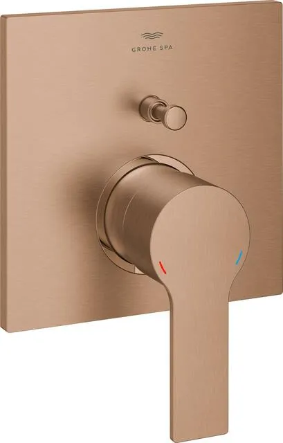 Grohe ALLURE Badearmatur, Unterputz Fertigset, warm sunset gebürstet