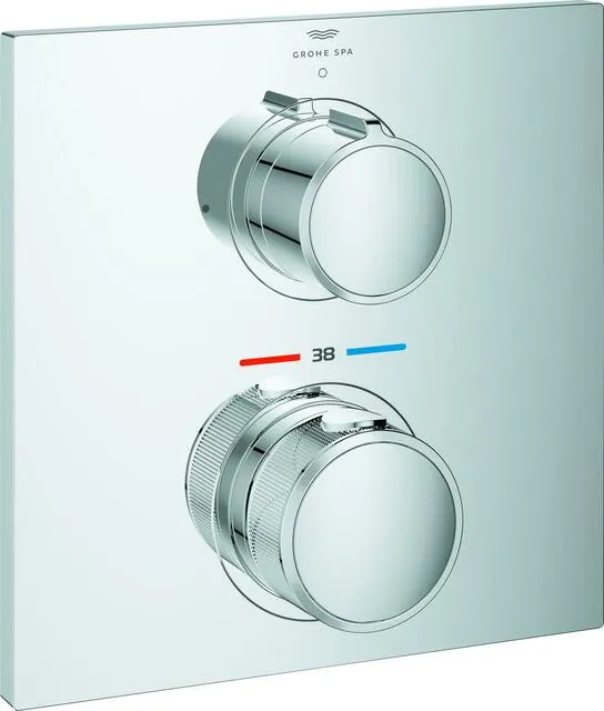 Grohe Thermostat ALLURE mit 1 Absperrventil chrom