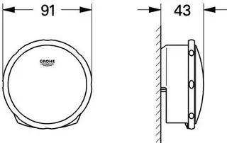 Grohe Wannenfüll-/Ab-/Überlaufgarnitur TALENTOFILL, Fertigmontageset supersteel – Bild 2