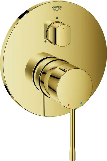 Grohe Essence Badearmatur, Unterputz, mit 3-Wege-Umstellung, cool sunrise