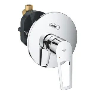 Grohe BauLoop Unterputz Badearmatur Fertigset, inklusive Einbaukörper