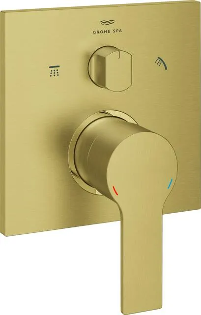 Grohe Allure Fertigset mit 3-Wege-Umstellung cool sunrise gebürstet