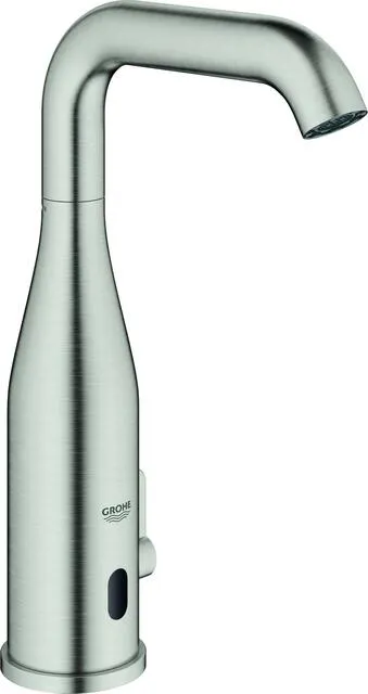 Grohe Infrarot-Elektronik ESSENCE E Waschtisch Armatur, mit Mischung, 6 V Batterie supersteel