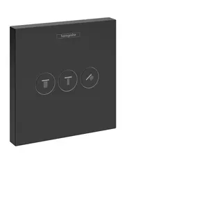 Hansgrohe Fertigmontageset SHOWERSELECT, für Unterputz-Ventil, 3 Verbraucher mattschwarz