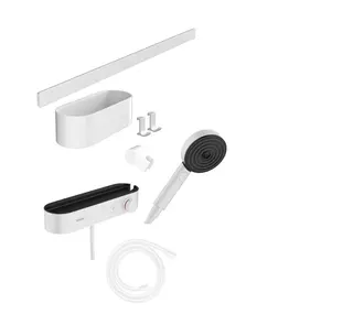 Hansgrohe Bundle WallStoris, 105 mattweiss – Bild 1