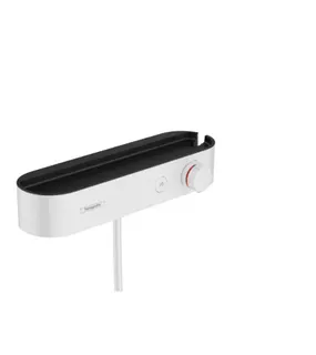 Hansgrohe Brausethermostat SHOWERTABLET SELECT 400, Aufputz, DN 15 mattweiß