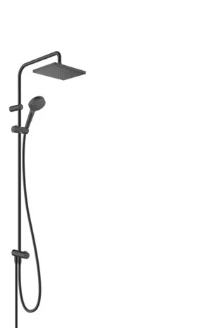 Hansgrohe Showerpipe VERNIS Shape 230 1jet Reno, EcoSmart mattschwarz