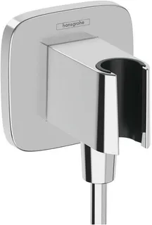 Hansgrohe Wandanschluss FixFit Q mit Brausehalter chrom
