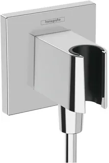 Hansgrohe Wandanschluss FixFit E mit Brausehalter chrom