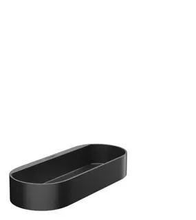 Hansgrohe Ablagekorb WallStoris, flach, 250x39mm mattschwarz