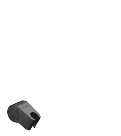 Hansgrohe Push-Brausehalter WallStoris, mattschwarz