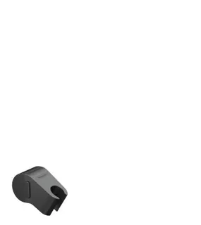Hansgrohe Push-Brausehalter WallStoris, mattschwarz