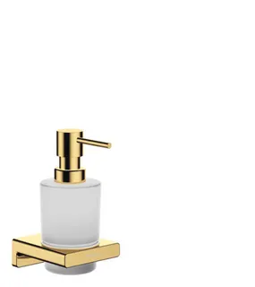 Hansgrohe Lotionspender AddStoris, Wandmontage, polished gold