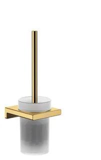 Hansgrohe Toilettenbürstengarnitur AddStoris, Wandmontage polished gold