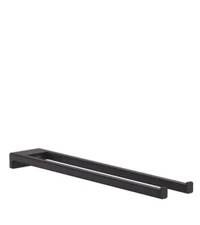 Hansgrohe Handtuchhalter AddStoris, zweiarmig, 445mm mattschwarz