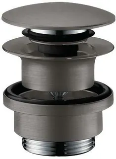 Hansgrohe Ablaufgarnitur PUSH-OPEN, für Waschtisch- und Bidetmischer brushed black chrom