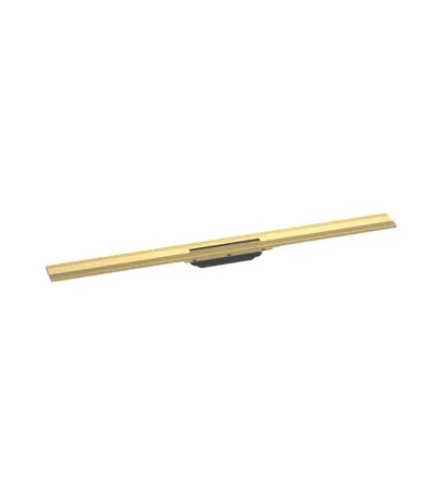 Hansgrohe Duschrinne RainDrain Flex, kürzbar, Wandmontage 1000mm polished gold