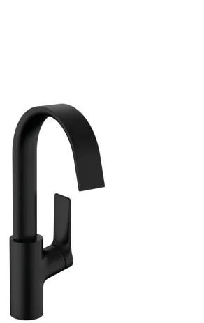 Hansgrohe VIVENIS 210 Waschtisch Armatur, mit Ablaufgarnitur, mattschwarz