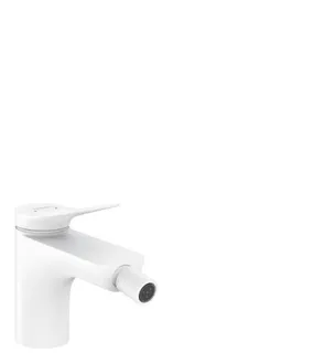 Hansgrohe VIVENIS Bidet Armatur, mit Zugstangen-Ablaufgarnitur 1 1/4" mattweiß