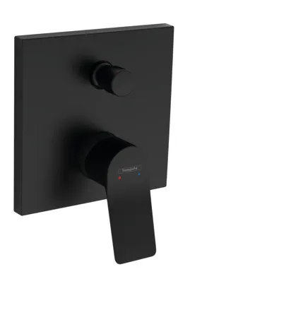 Hansgrohe VIVENIS Fertigset Badearmatur, Unterputz, mit Sicherungskombination mattschwarz