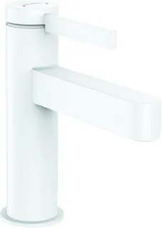 Hansgrohe FINORIS 100 Waschtisch Armatur, mit Push-Open Ablaufgarnitur 1 1/4" mattweiß