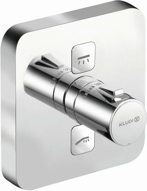 Kludi UP Thermostatarmatur PUSH Fertigset, chrom