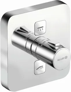 Kludi UP Thermostatarmatur PUSH Fertigset, chrom