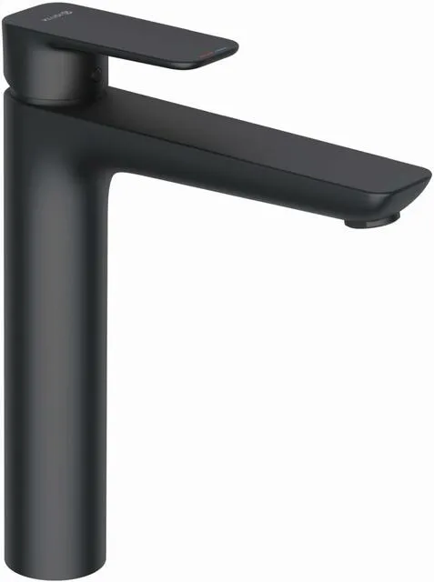 Kludi PURE&STYLE Waschtisch Armatur für Waschschüssel, ohne Ablaufgarnitur, schwarzmatt