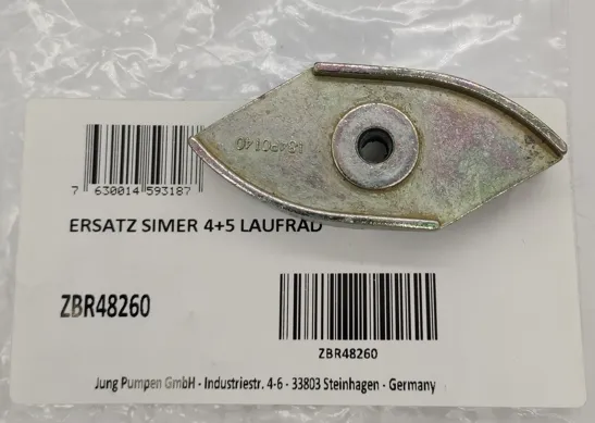 JUNG PENTAIR ERSATZ SIMER 4+5 LAUFRAD