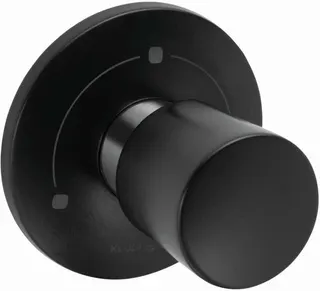 Kludi BALANCE Drei-Wege-Umstellung, Fertigset, mattschwarz/chrom