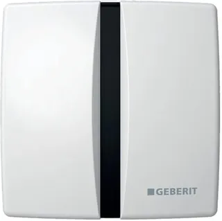 Geberit Urinal Steuerung, mit elektron. Spülauslösung, Platte zink druckguß, weiß
