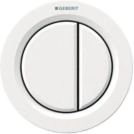 Geberit Fernbetätigung Typ 01, pneumatisch, Möbeldrücker weiß