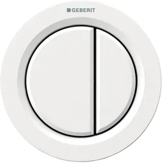 Geberit Fernbetätigung Typ 01, pneumatisch, Möbeldrücker weiß