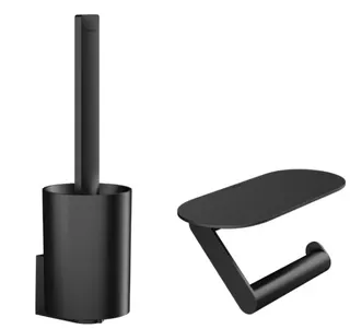 Hansgrohe WallStoris Toilettenset (mattschwarz)