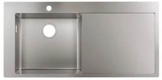 Hansgrohe Einbauspüle 450 mit Abtropffläche rechts