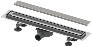 Tece TECElinus Duschrinnenset, flach, Abdeckung "2 in 1", 700 mm