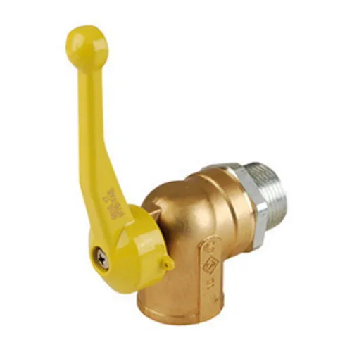 Seppelfricke Gaskugelhahn in Eckform Modell 5510 HTB-beständig 925 Grad - 60min. DN 25
