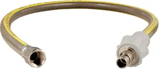 Viega Sicherheits Allgasschlauch SEPP Gas 5813, Edelstahl DN 15 - 100 cm