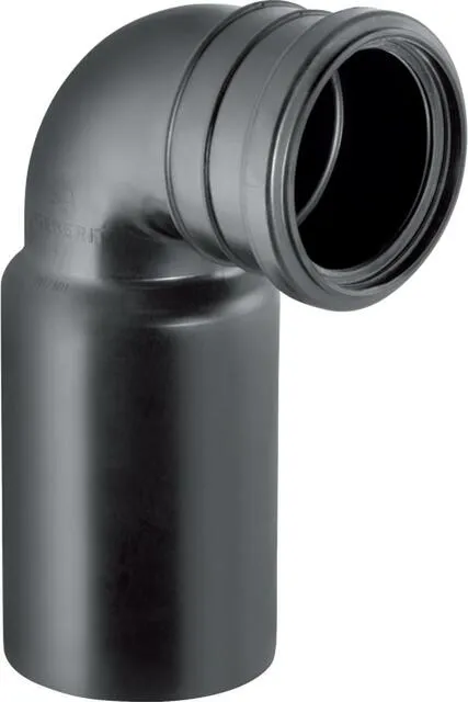 Geberit PE Anschlussbogen 90° für Wand-WC DN 100/90