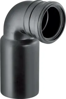 Geberit PE Anschlussbogen 90° für Wand-WC DN 100/90