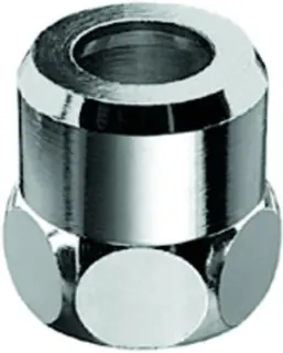 Schell Spezial Quetschverschraubung, chrom mit Längenausgleich 3/8" x 10 mm