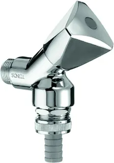 Schell Geräteschrägsitzventil mit Dreikantgriff 1/2"