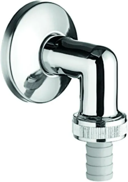 Schell Anschlussbogen 1/2" chrom, mit Rosette, mit ASAG