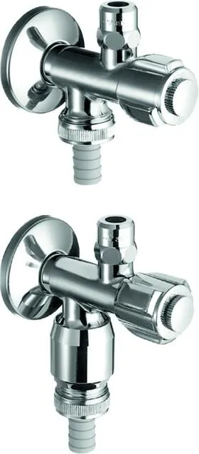Schell Doppelanschluss-Eckventil COMFORT, chrom 1/2"